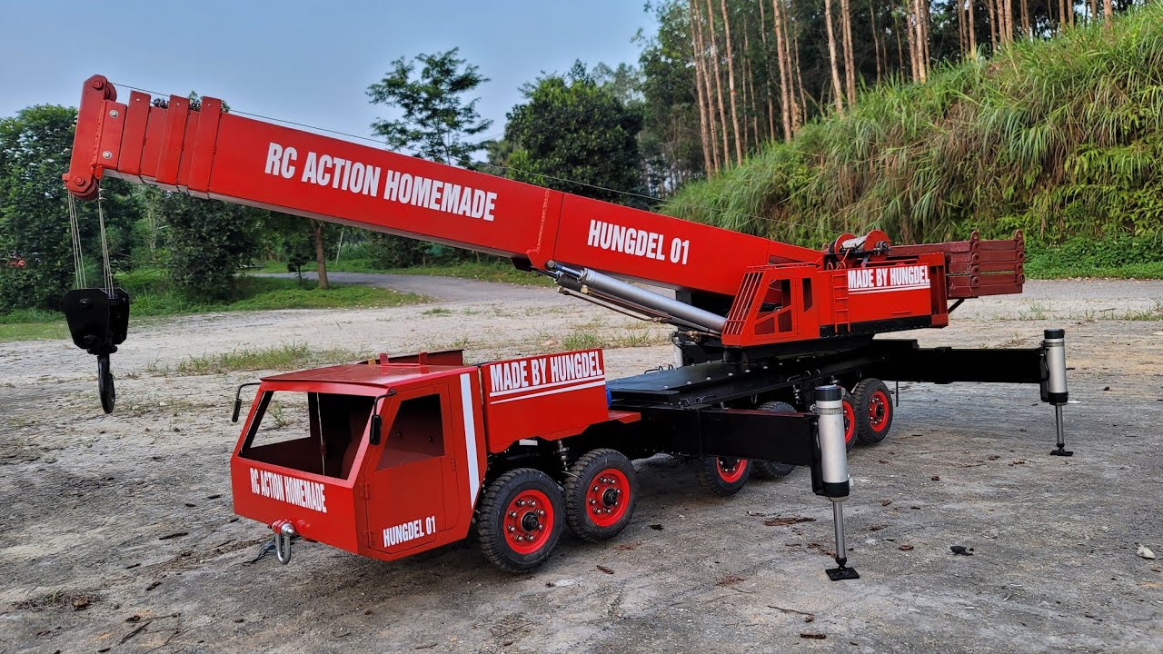 homemade crane 1/6, part 12| rc action homemade