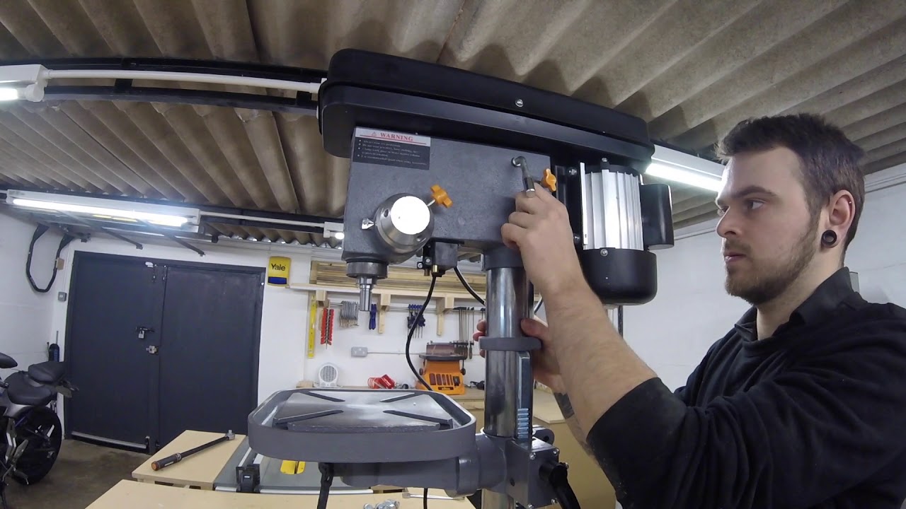 TITAN TTB541DBT 700W PILLAR DRILL