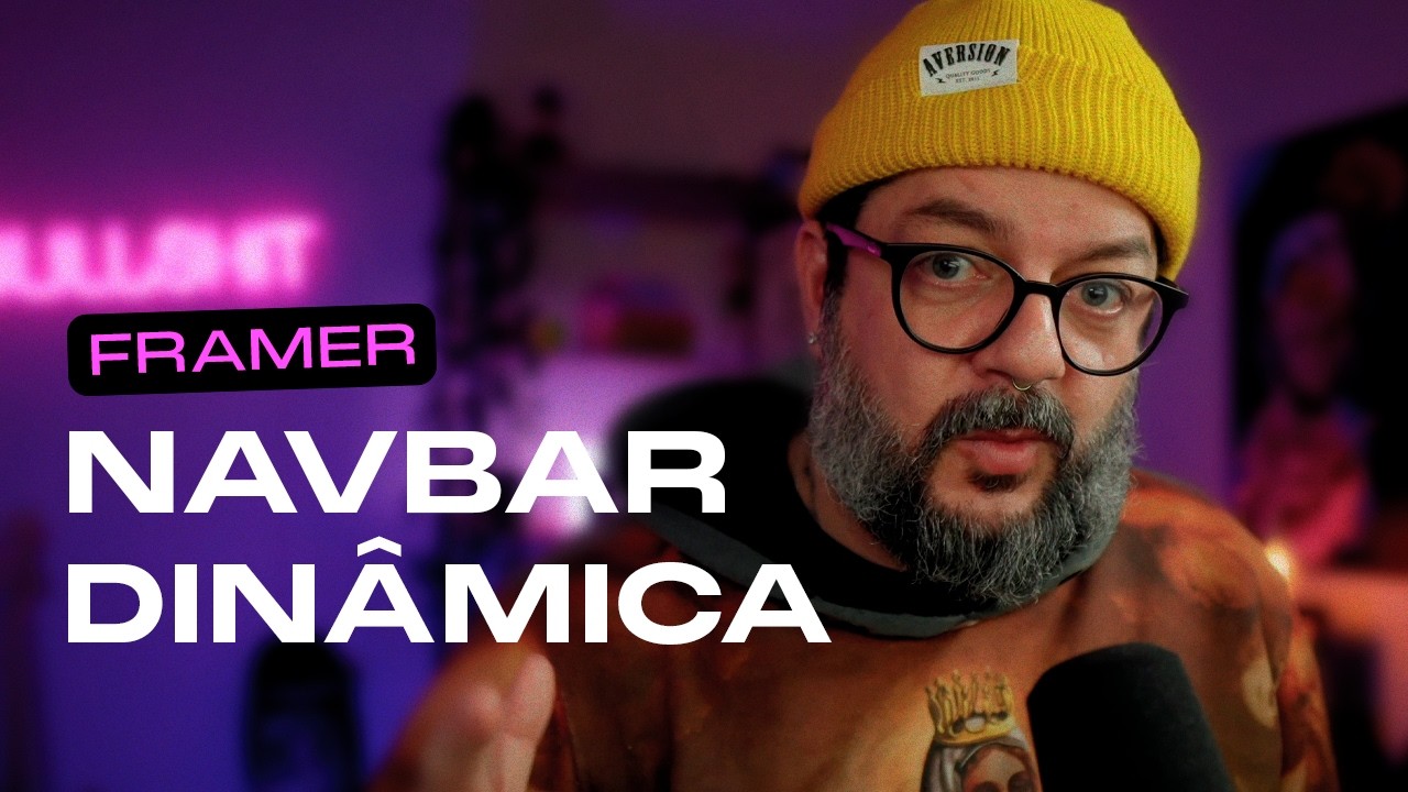 Como Mudar a Cor da Navbar no Framer Conforme o Scroll