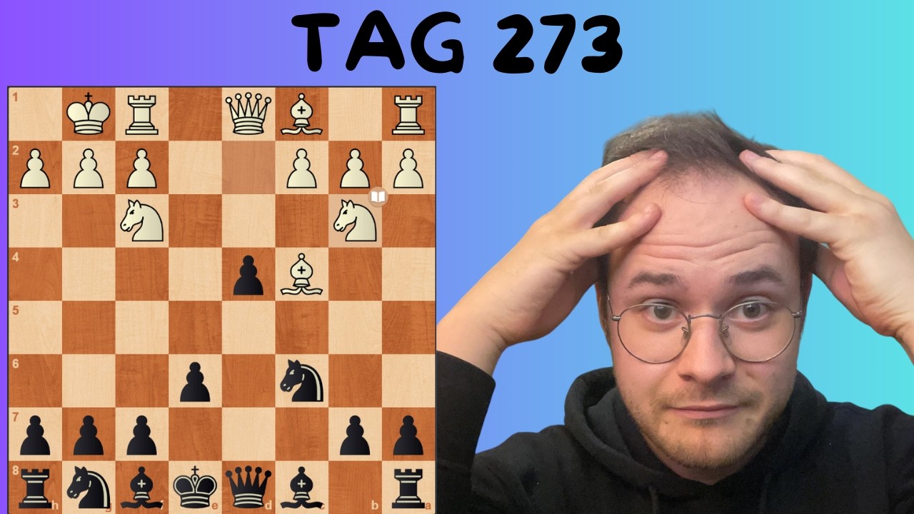Ich spiele jeden Tag Schach bis 2200 ELO - Tag 273