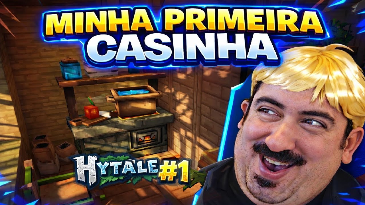 #1- A  MINHA PRIMEIRA CASINHA OMG #hytale