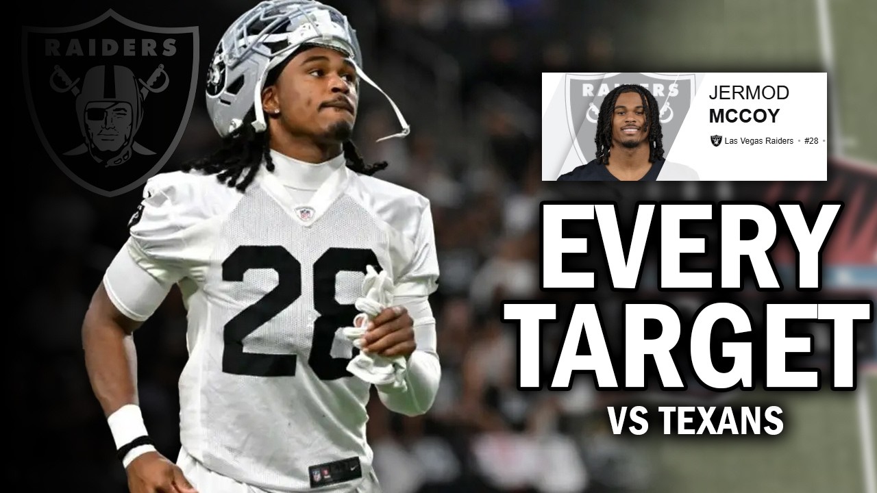 Jermod McCoy Targets vs Texans | Preseason Week 2 (2026)
