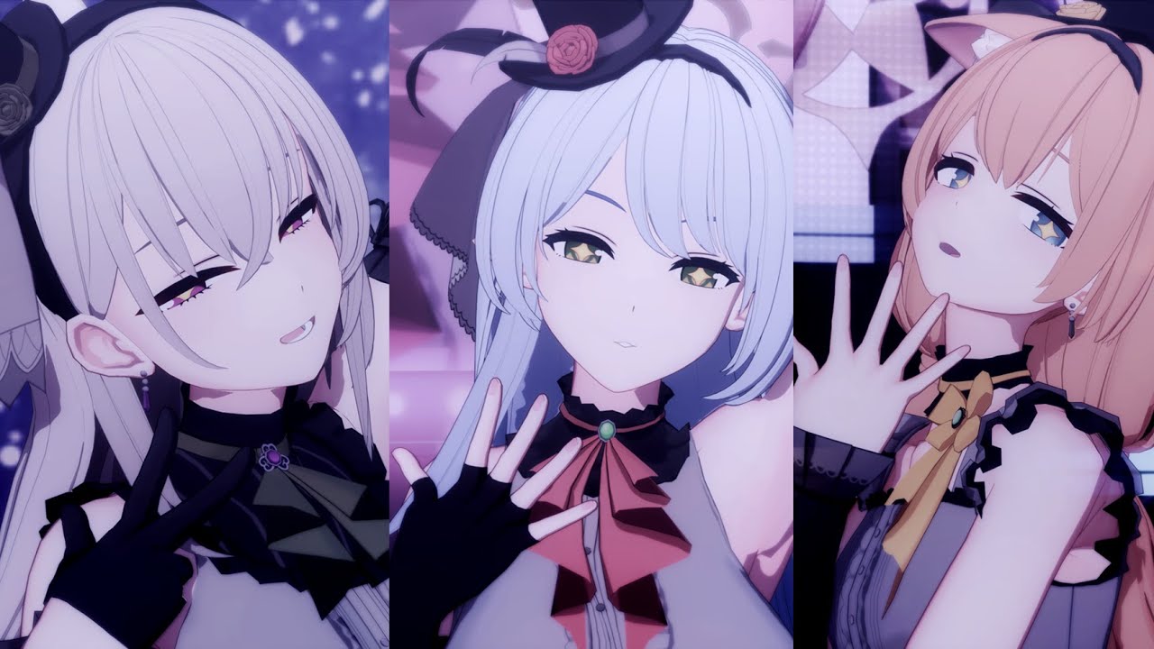 【MMDブルアカ】マリー/ミネ/サクラコを推します【アイドル(YOASOBI)】【2K】