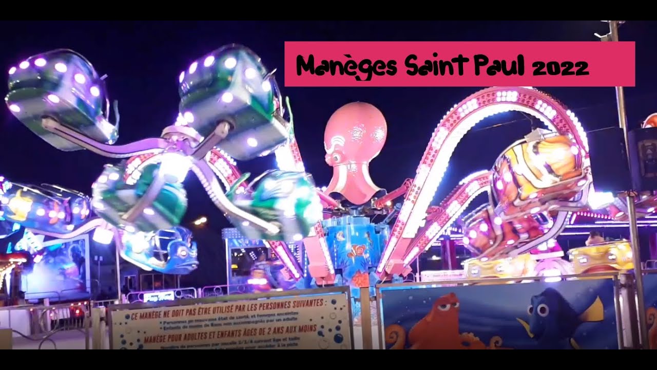 🎡🎢🎈MANEGES & ATTRACTIONS - 놀이기구 및 명소🎢🎈 LA FOIRE DE SAINT PAUL - JUILLET 2022🎡🎢🎈칠월 2022세인트 폴🎡🎢🎈