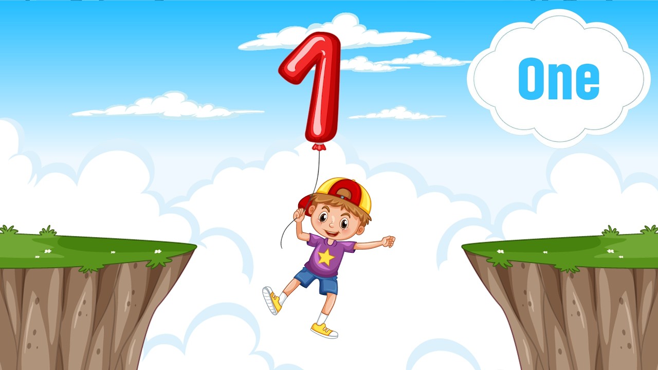📚 Learn Numbers 1 to 10 Spelling for Kids | Fun Cartoon Learning 🎈