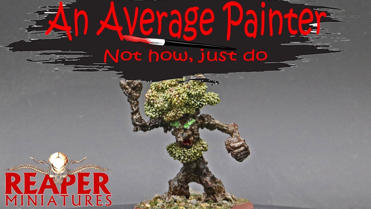 TIMELAPSE - Painting Mossbeard the Treeman, Elves (14209) from Reaper Miniatures