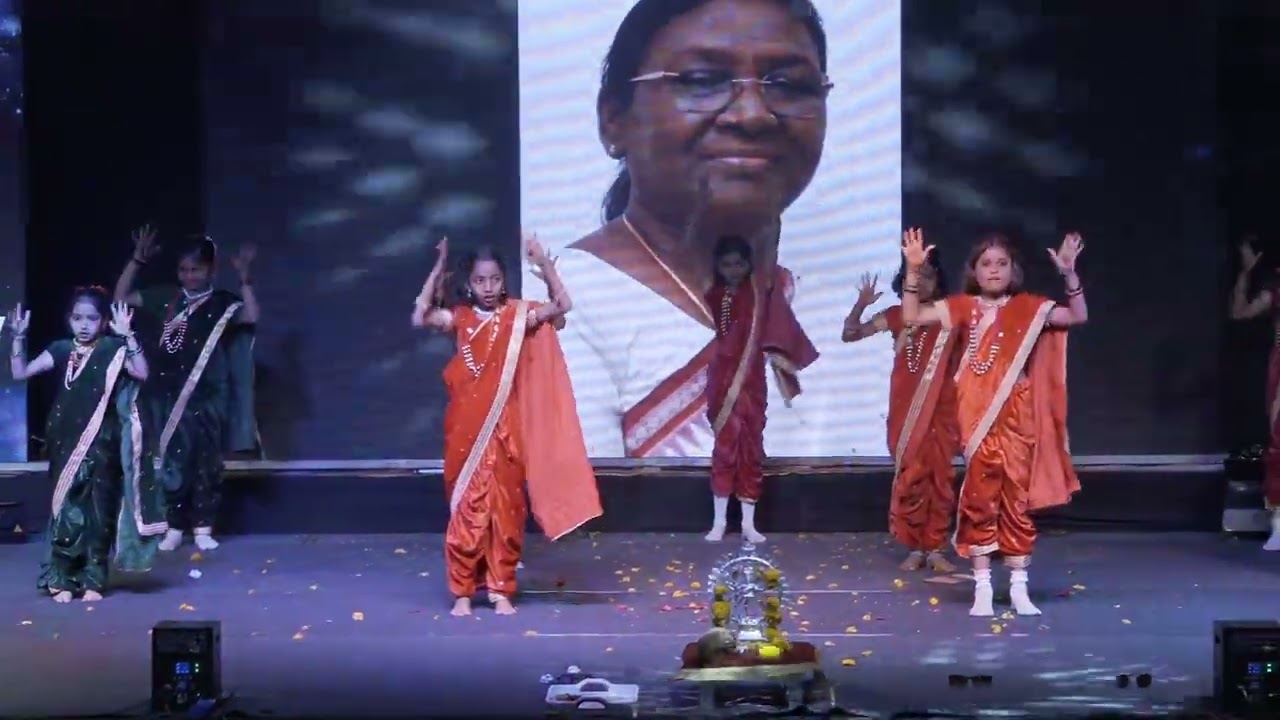 “Bai Pan Bhari Deva Song Performance | Annual Day  | Chintamani International school, Parbhani