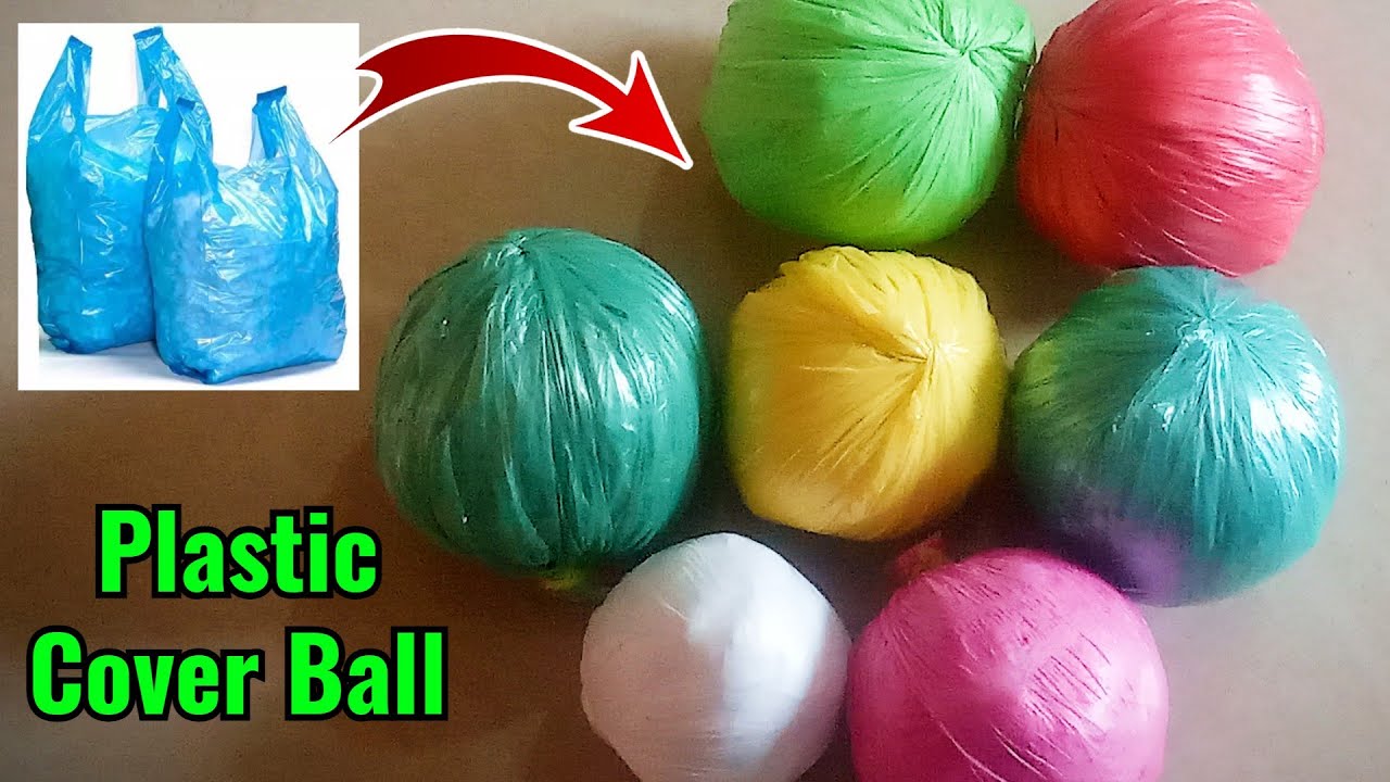 How to Make Ball With Plastic Cover and Plastic Bags for Cricket