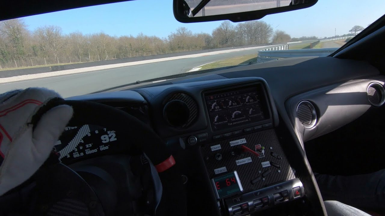 Nissan GTR 800hp tracktool VAL DE VIENNE HOT LAP ! 🔥
