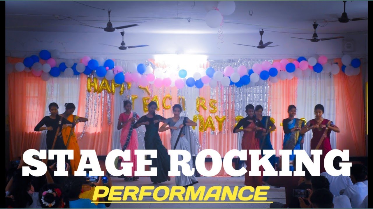 STAGE ROCKING PERFORMANCE BY CLASS 10th GIRLS||TEACHERS DAY 2022-23||N.E.L.C DIN BOSCO SCHOOL||TWCAM