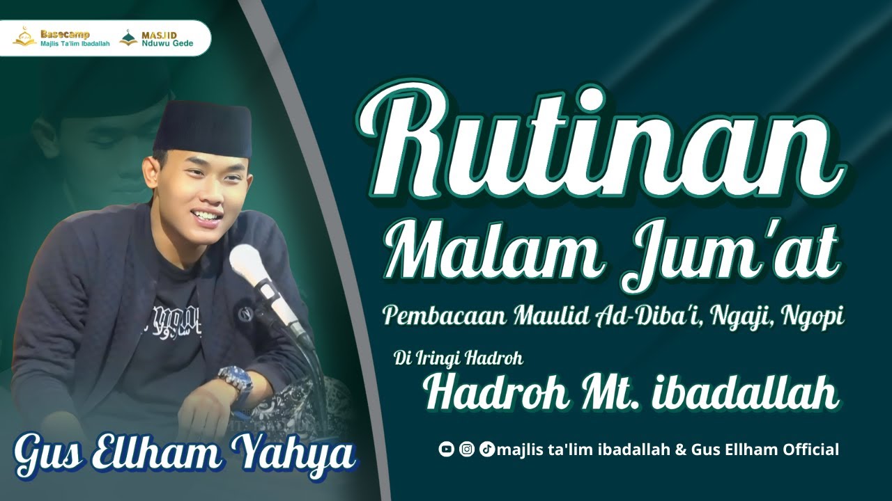 RUTINAN MT.IBADALLAH MALAM JUM'AT NDUWU GEDE, KALIBOTO, TAROKAN, KEDIRI, KAMIS 18 DESEMBER 2025
