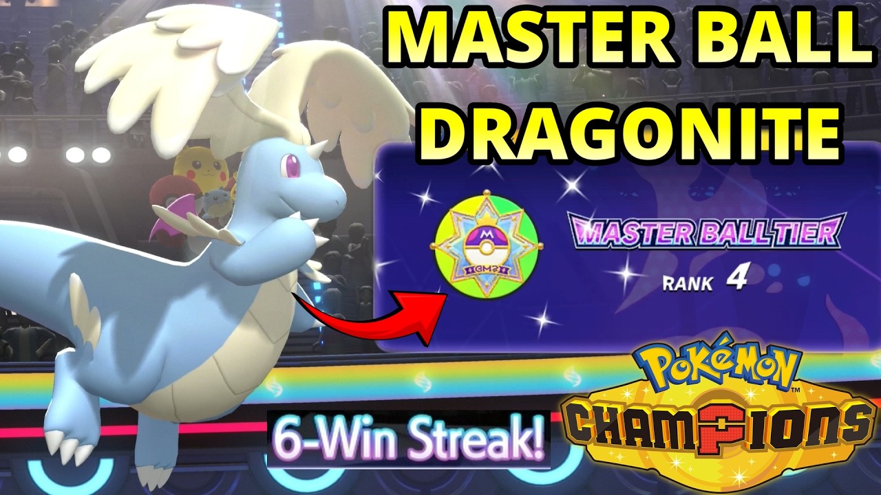 Mega Dragonite Carried Me to MASTER BALL TIER in Pokemon Champions VGC 2026 Reg M-A