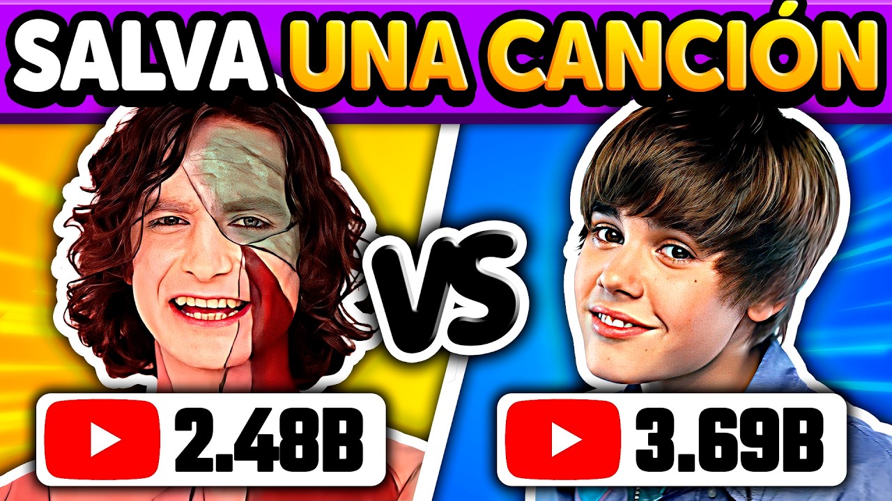 Salva Una Canción: Solo Canciones MÁS VISTAS 🔥 Versus: Qué Prefieres | Club Quiz Trivia