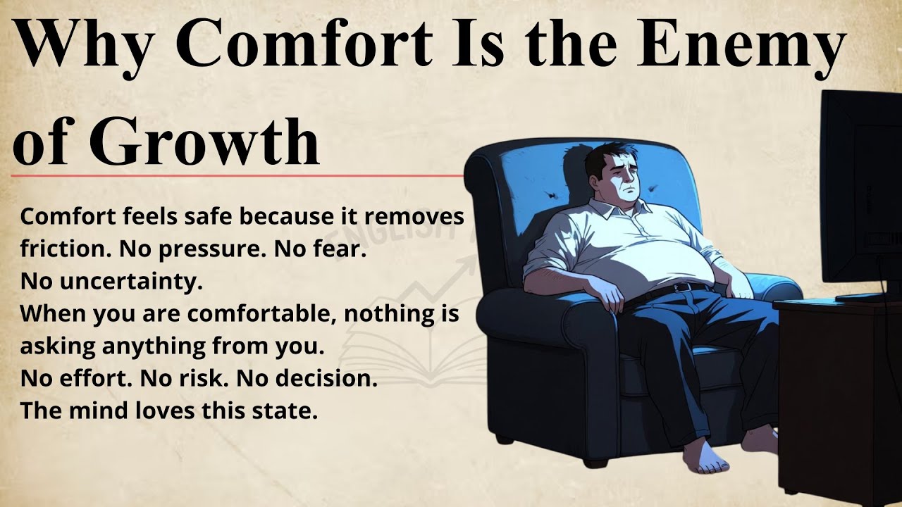 Why Comfort Is the Enemy of Growth || Improve Your English Fluency