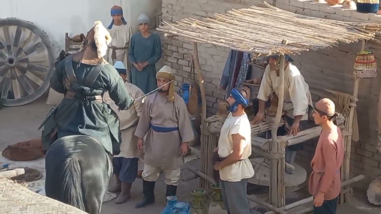 Pahlavon Mahmud filmi syomka jarayonidan