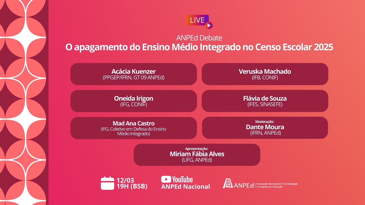O apagamento do Ensino Médio Integrado no Censo Escolar 2025