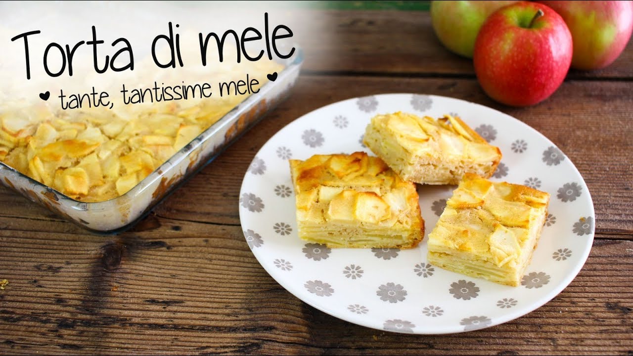 TORTA DI MELE LIGHT FACILISSIMA E SUPER BUONA! |  CON TANTISSIME MELE | LEGGERA e DELICATA