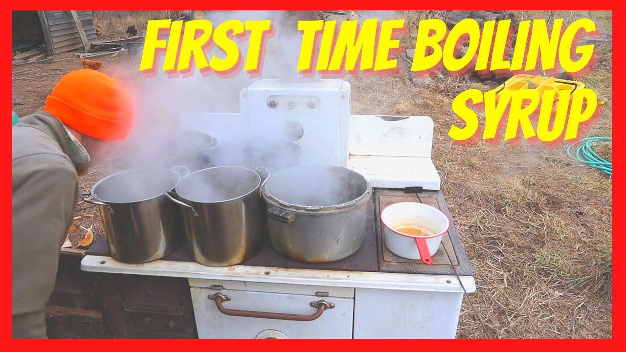 My First Time Boiling Maple Syrup