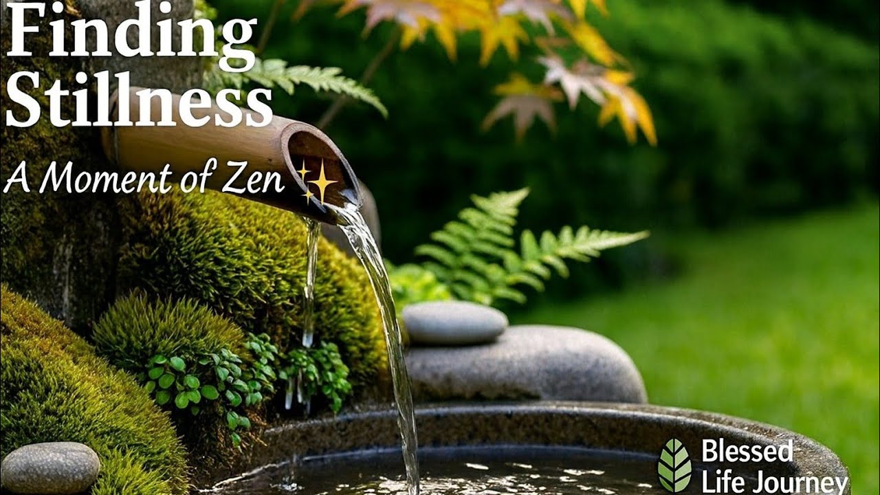 ​Title: Finding Stillness: A Moment of Zen | Blessed Life Journey