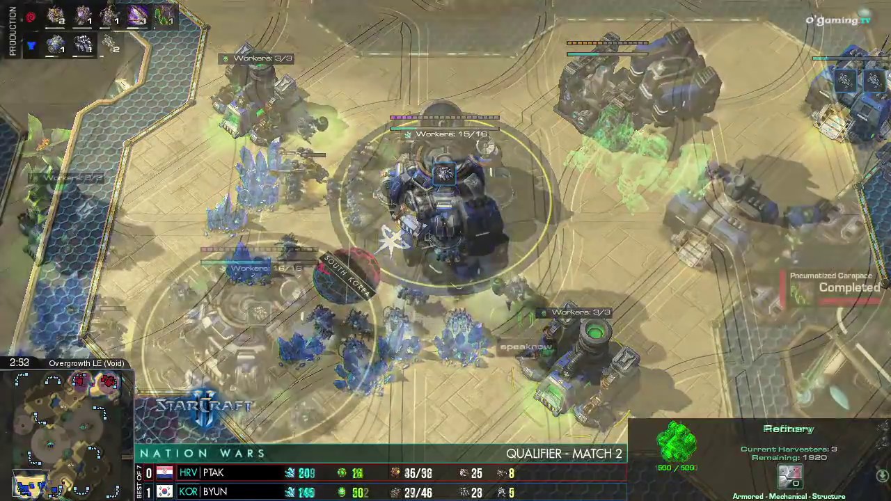 SC2 NationWars IV Qualifiers South Korea vs Croatia Highlights