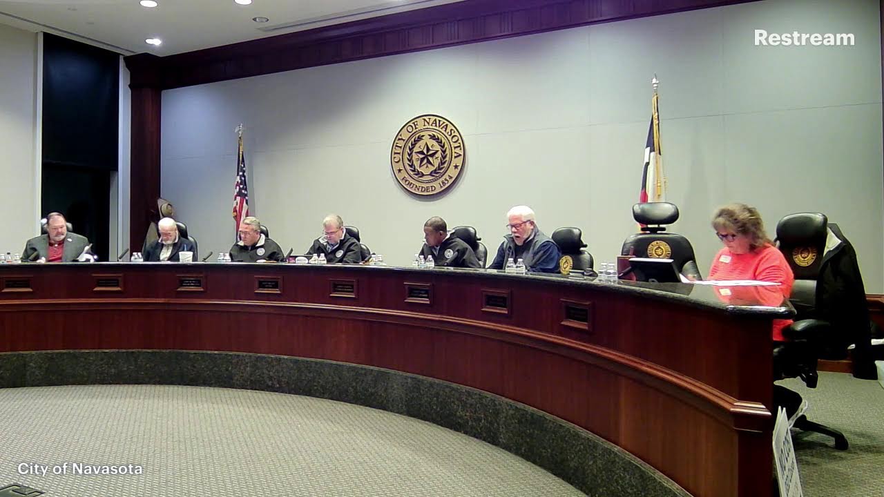 Navasota City Council Meeting 1.26.26