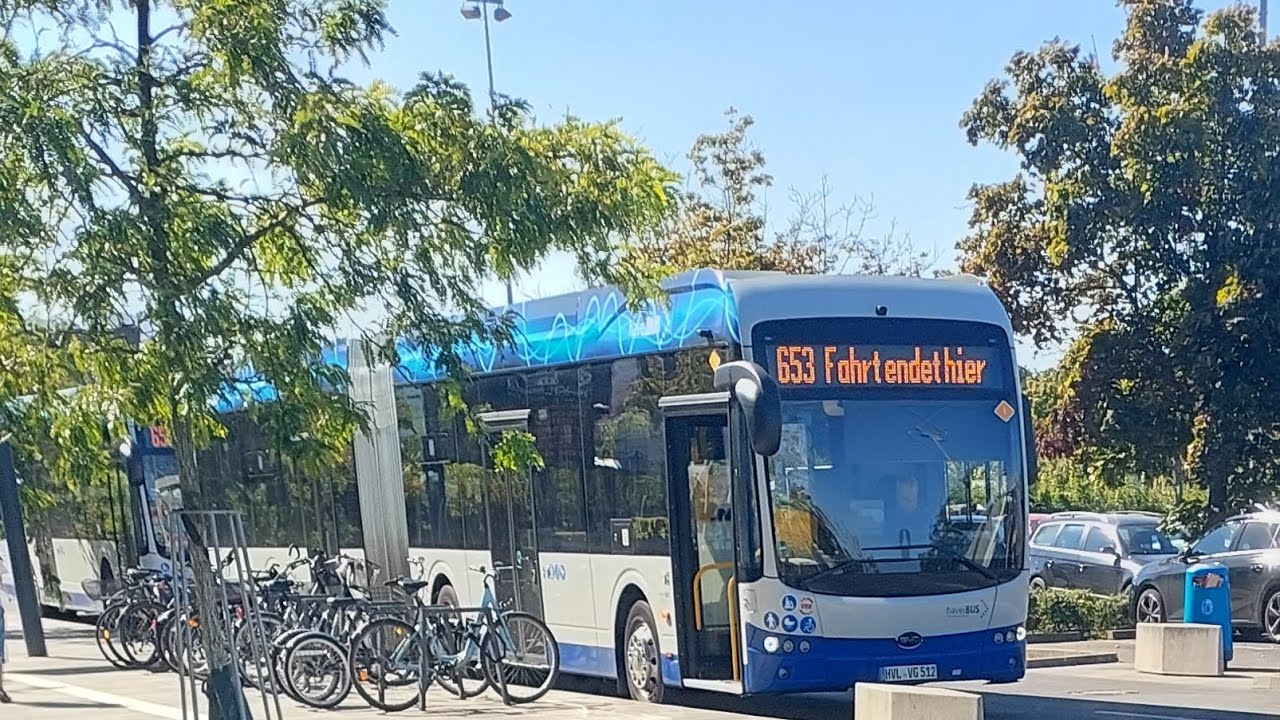 Havel Bus | Mitfahrt auf dem Kompl. 653 Von Falkensee, Bahnhof bis Dallg.Döb.-Havelpark im BYD  