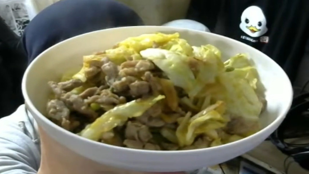 キャベツと豚肉のにんにく醤油炒め・改 #20260216
