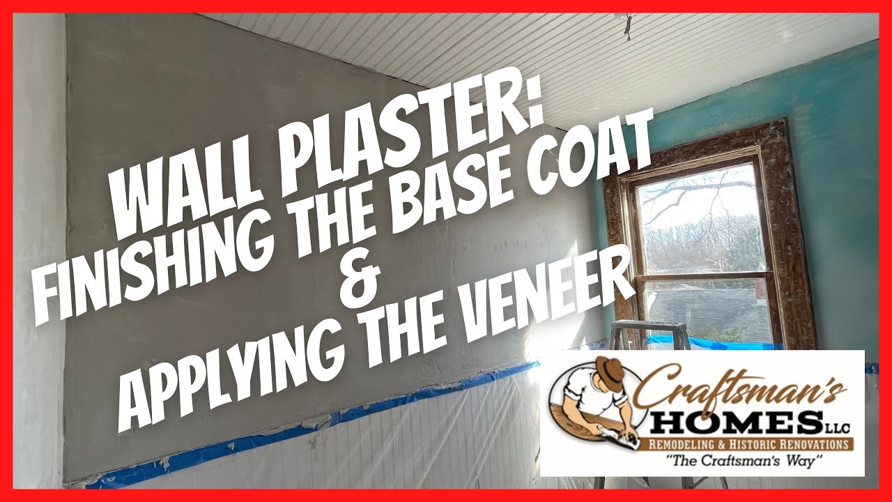 Plaster Walls: Applying the Veneer Coat