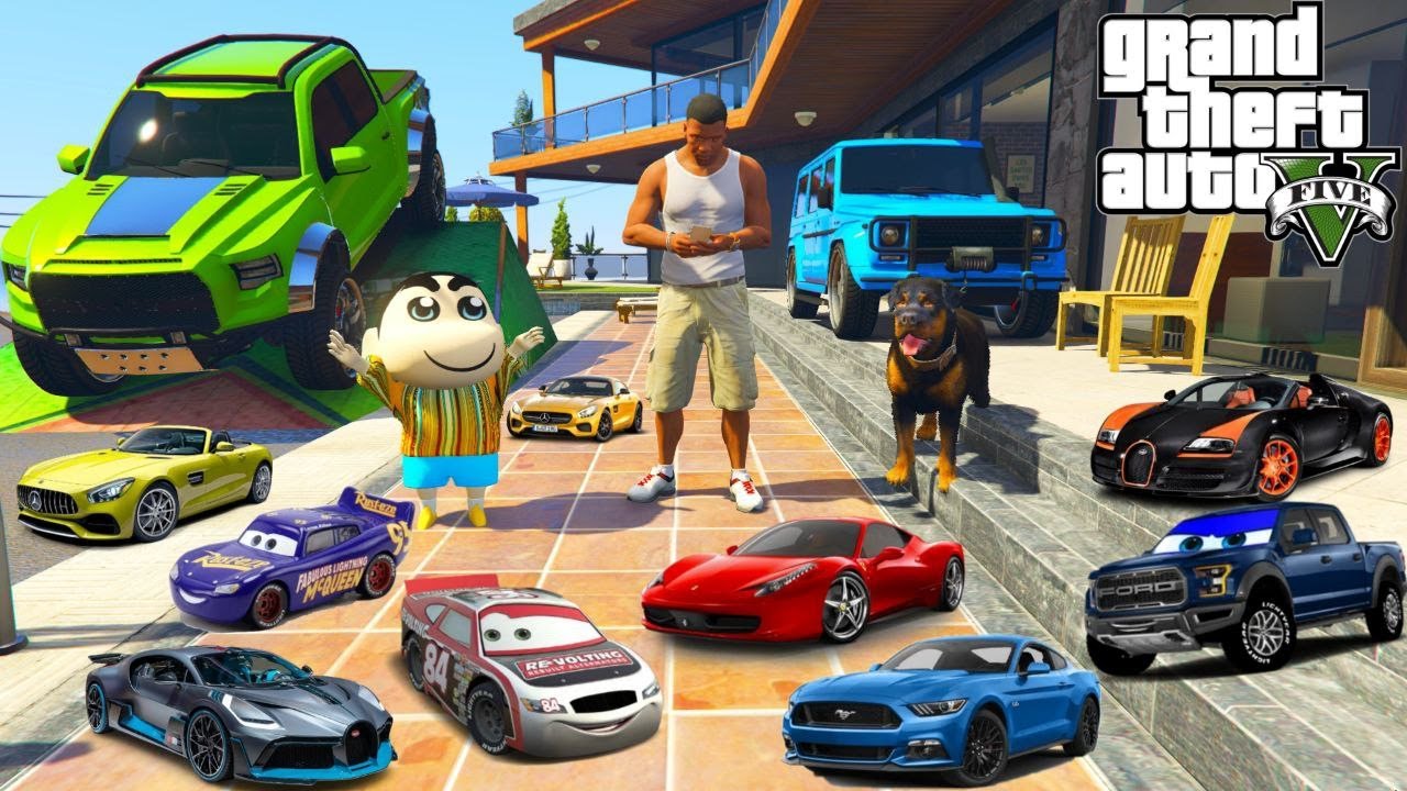Franklin Gifting NEW RC TOY CARS To Shinchan in GTA 5