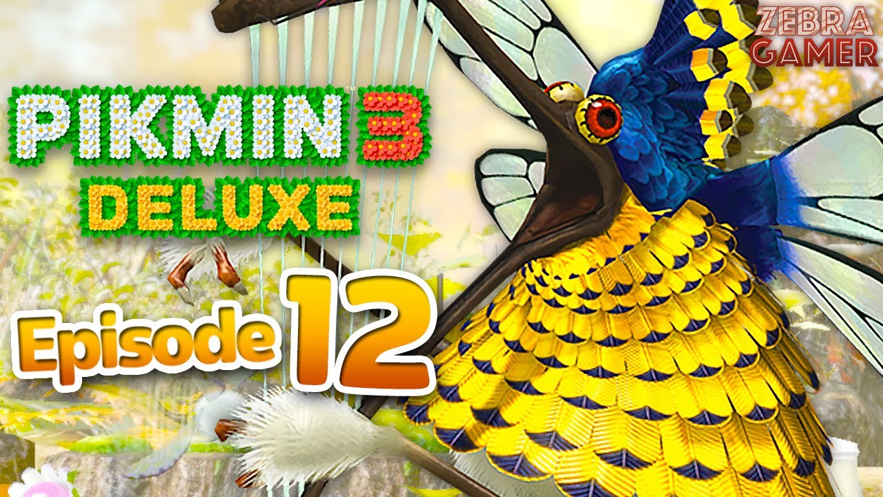 Pikmin 3 Deluxe Gameplay Walkthrough Part 12 - Day 12! Scornet Mastero Boss! Twilight River!