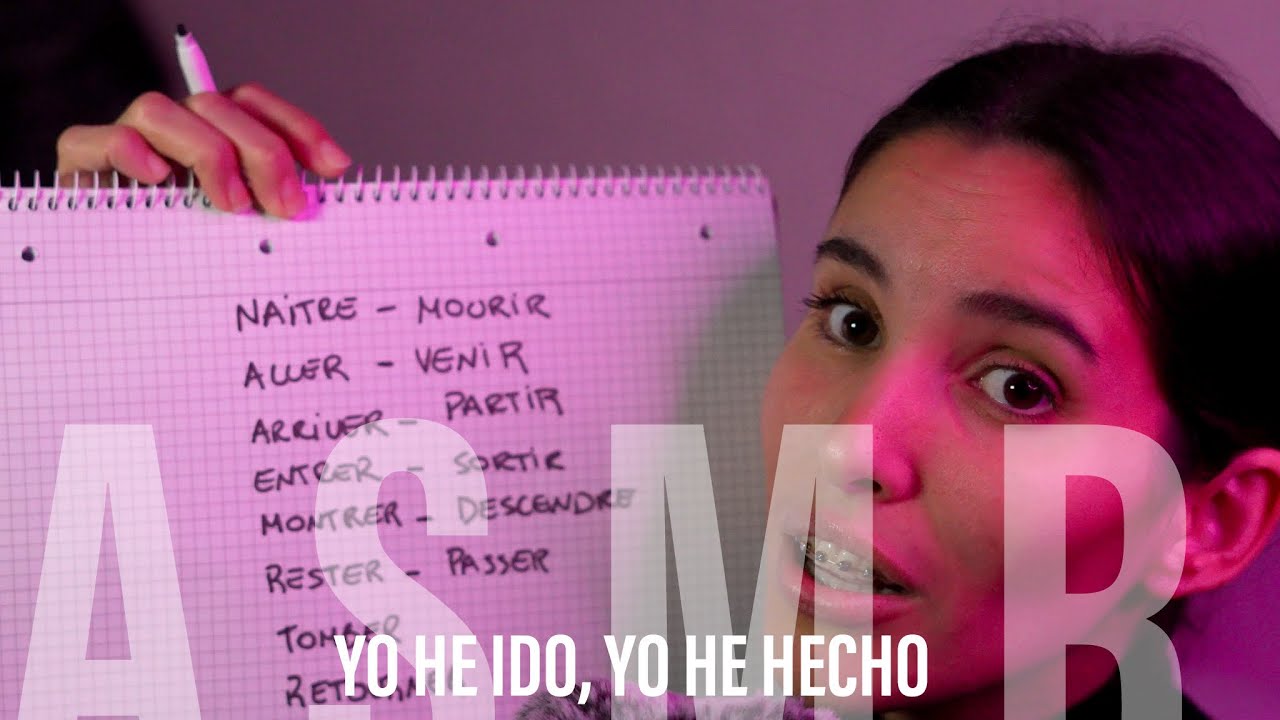 ASMR: APRENDE FRANCÉS MIENTRAS TE RELAJAS | Clase 5. #asmr #asmrfrançais