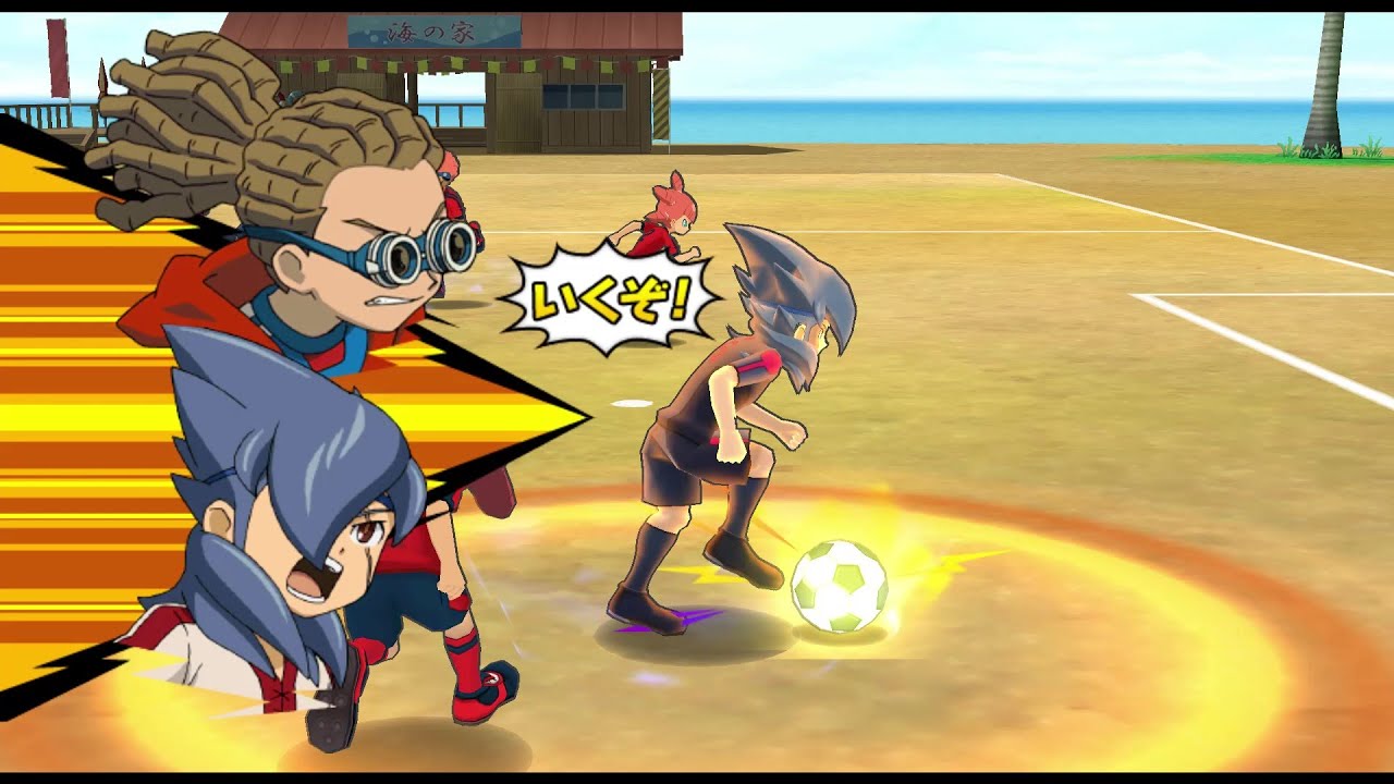 Inazuma Eleven Go Strikers 2013 - Destructchers vs Sekai Senbatsu Kai 2.0 Wii 1080p (Dolphin)