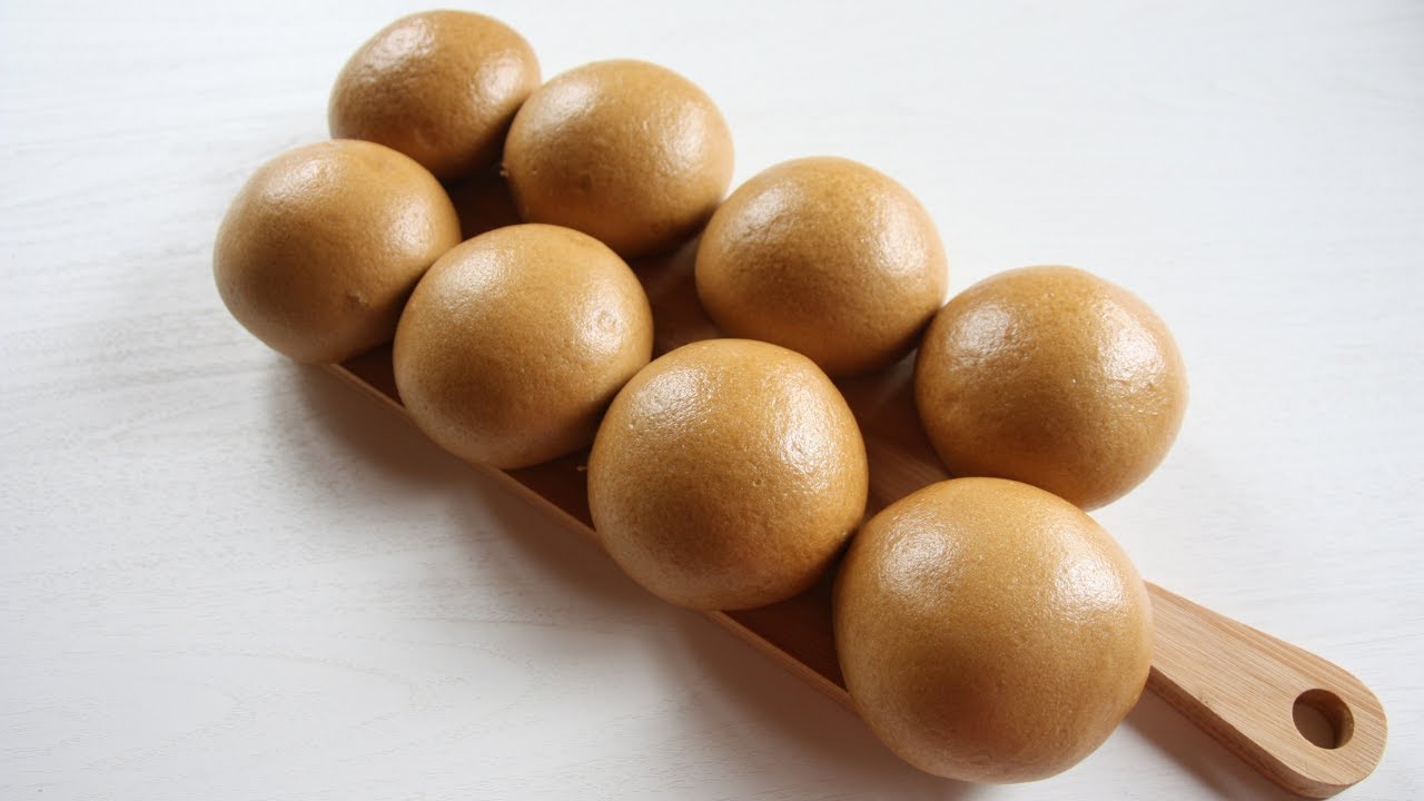 天然酵母黑糖饅頭 Sourdough brown sugar mantou(steamed buns)