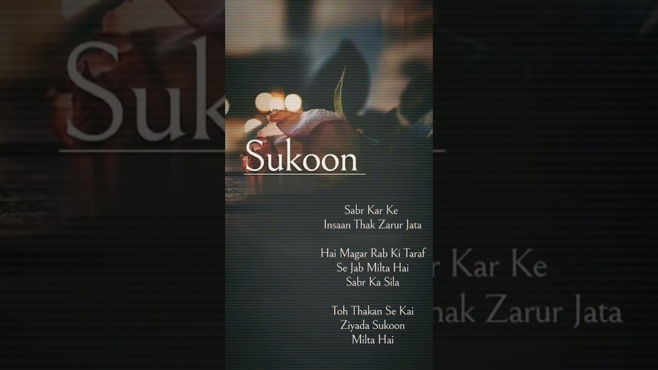 Sukoon | Best Motivational Quotes Sad 😢 shyari true lines 💯 status #shorts #whatsappstatus