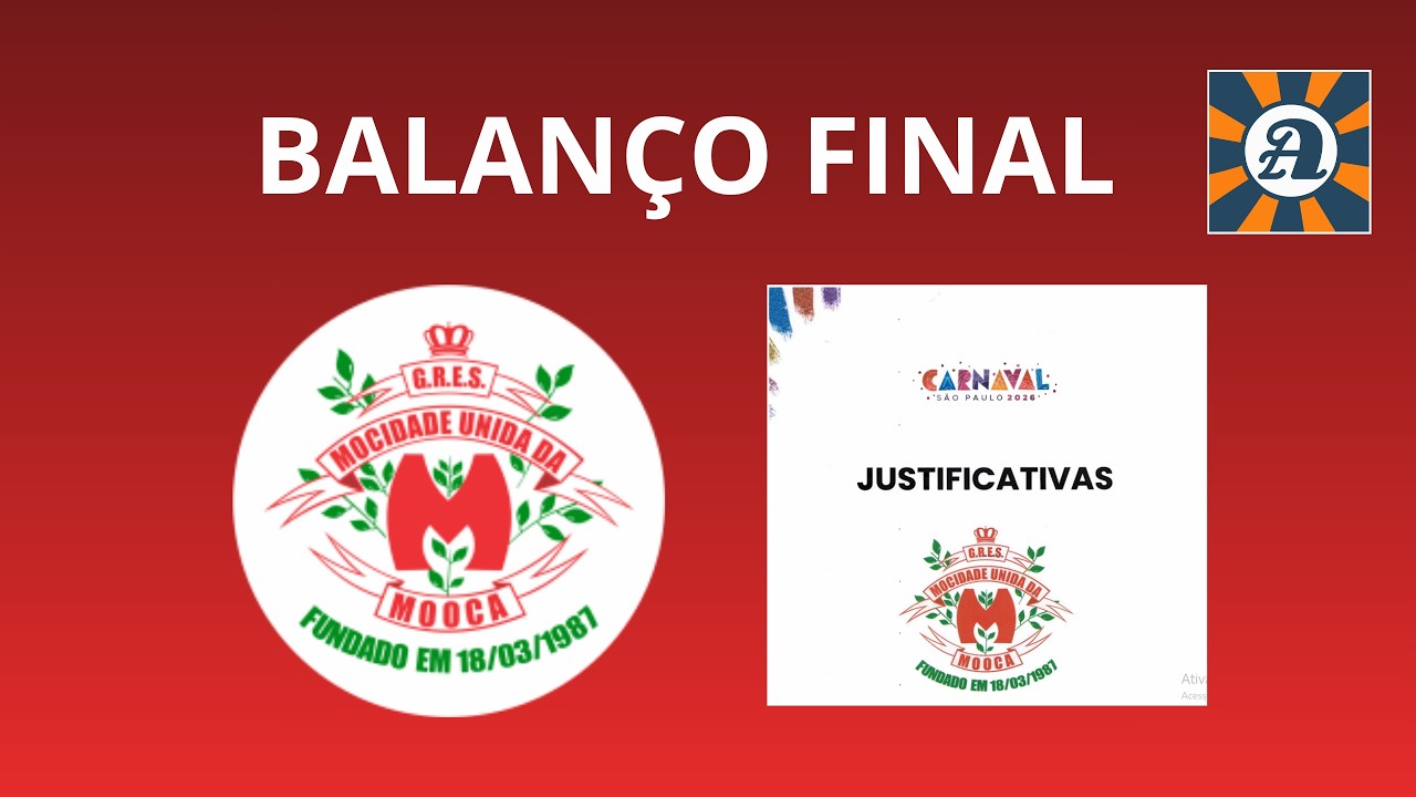 Análise do desfile e das justificativas da MOCIDADE UNIDA DA MOOCA 2026
