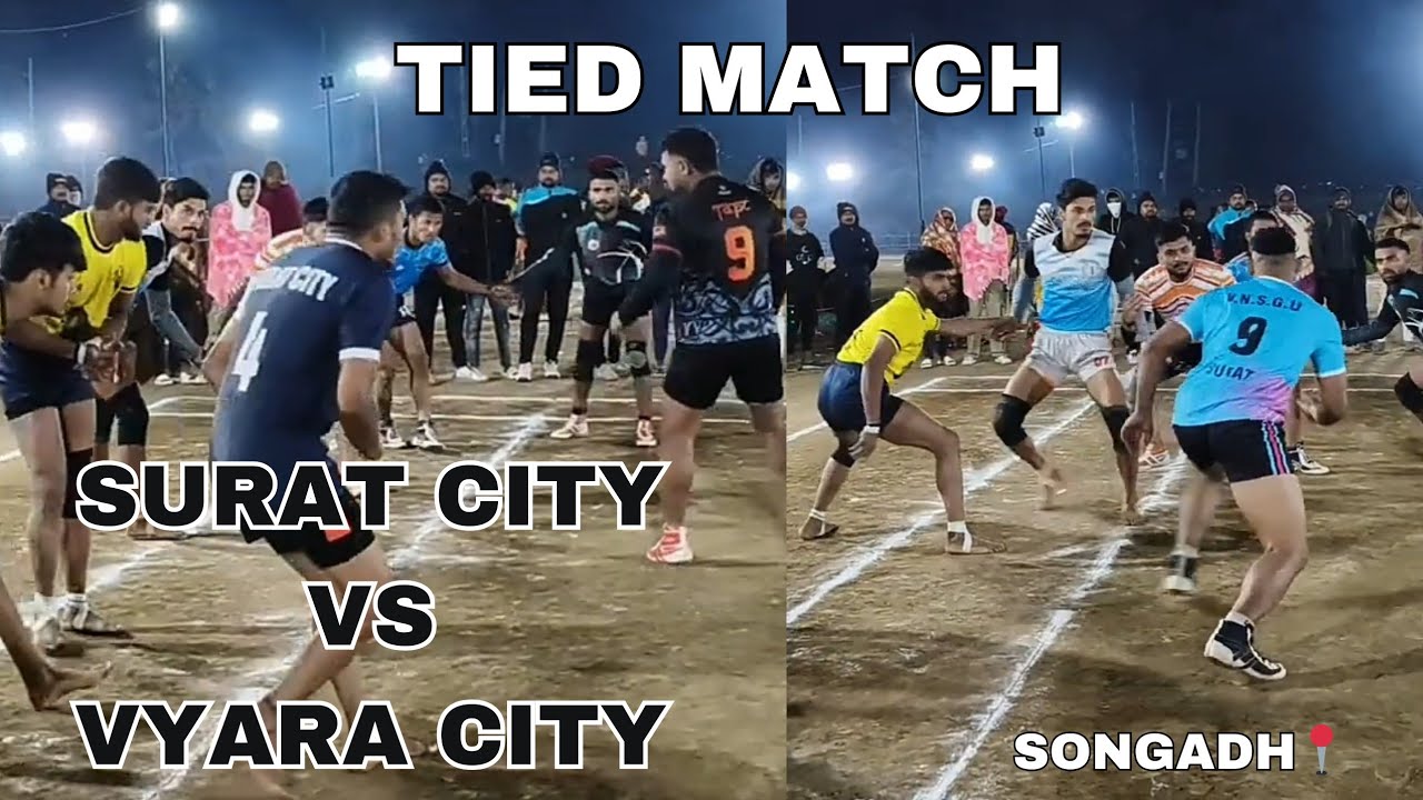 🔥Surat City VS Vyara City🔥 || Songadh Kabaddi Tournament  2024 || BY AR SPORTS