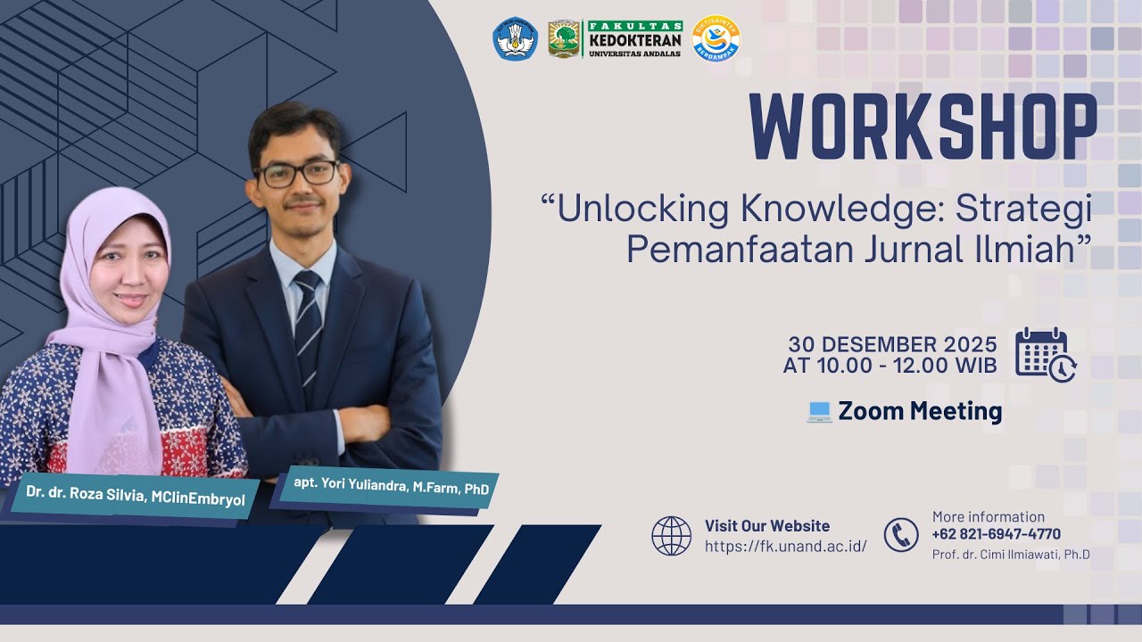 Workshop “Unlocking Knowledge: Strategi Pemanfaatan Jurnal Ilmiah”