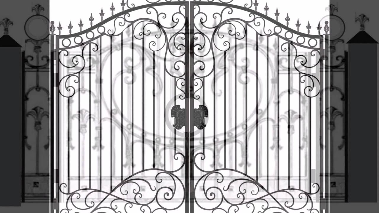 Эскизы кованых ограждений. Кованные ограждения.
