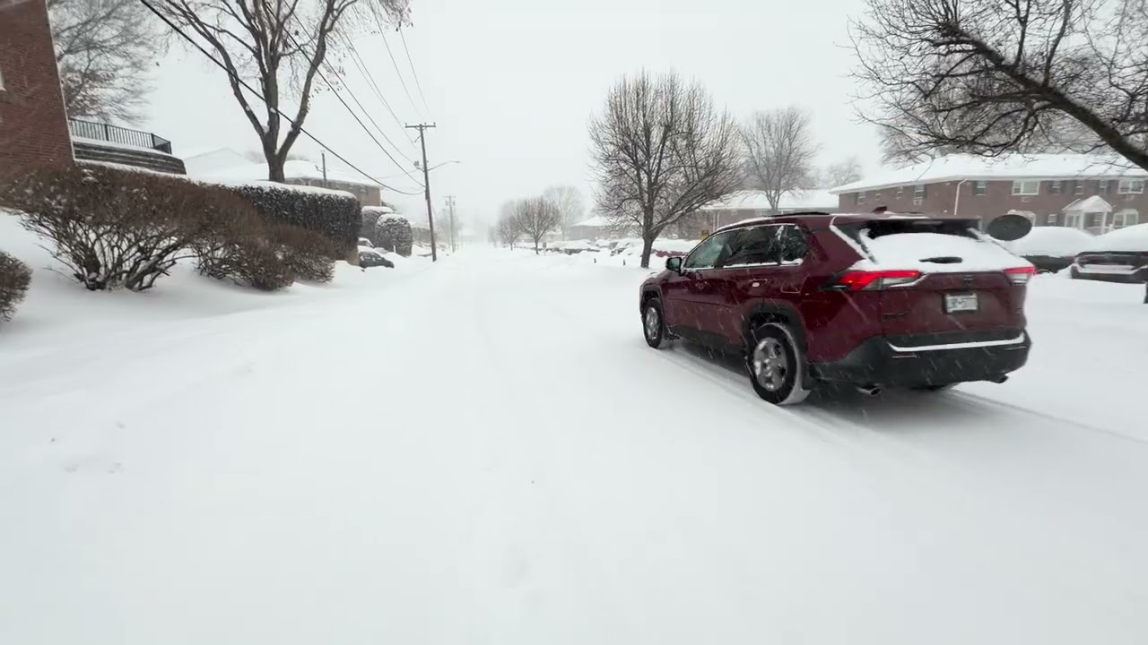 2026 NY biggest snow storm so far 14 inches at 5pm