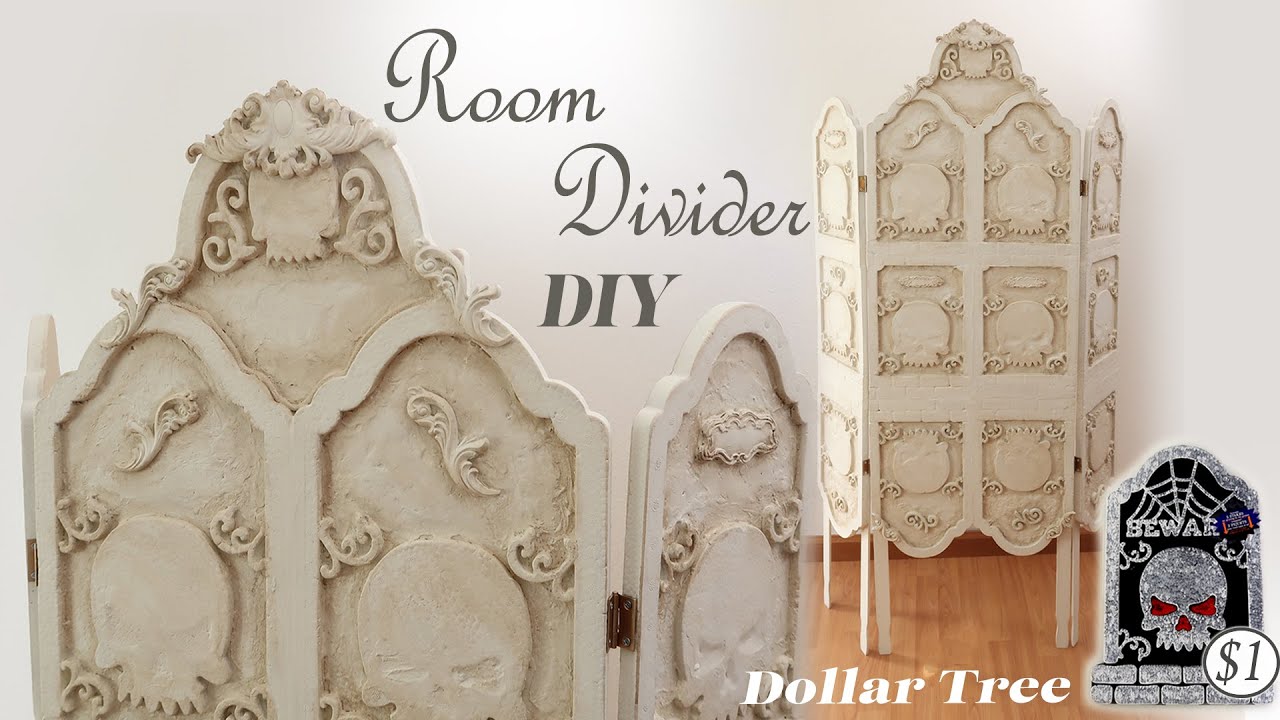 ROOM DIVIDER DIY / Whimsical Room Décor / Dollar Tree Tombstones DIY / Shabby Chic Room Divider