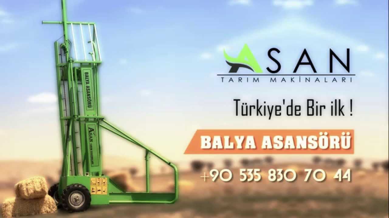 Balya yükleme balya toplama,balya asansörü asan tarım 0535 830 70 44