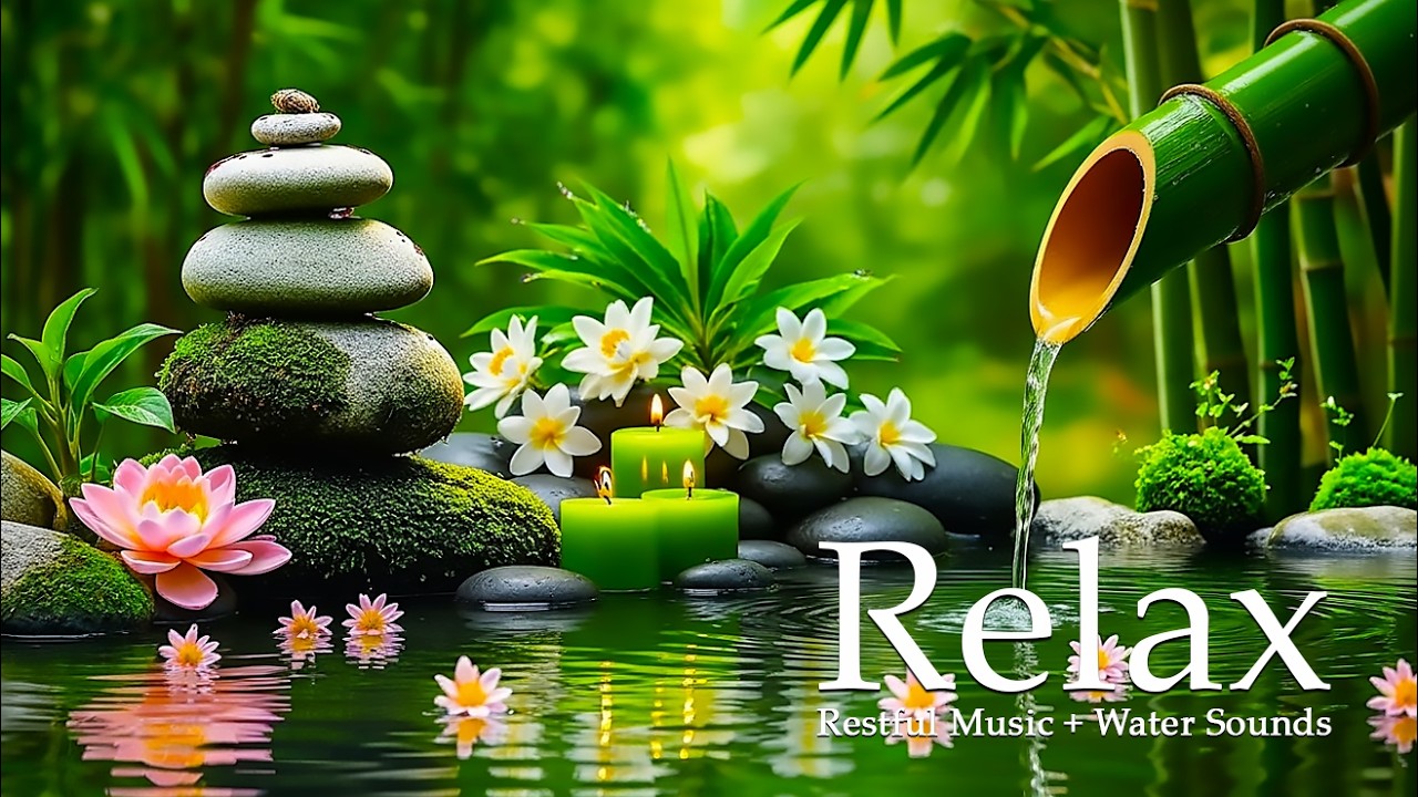 Peaceful Sleep Music with Soft Piano and Water Sounds 🌿 Insomnia Relief, Calm Anxiety