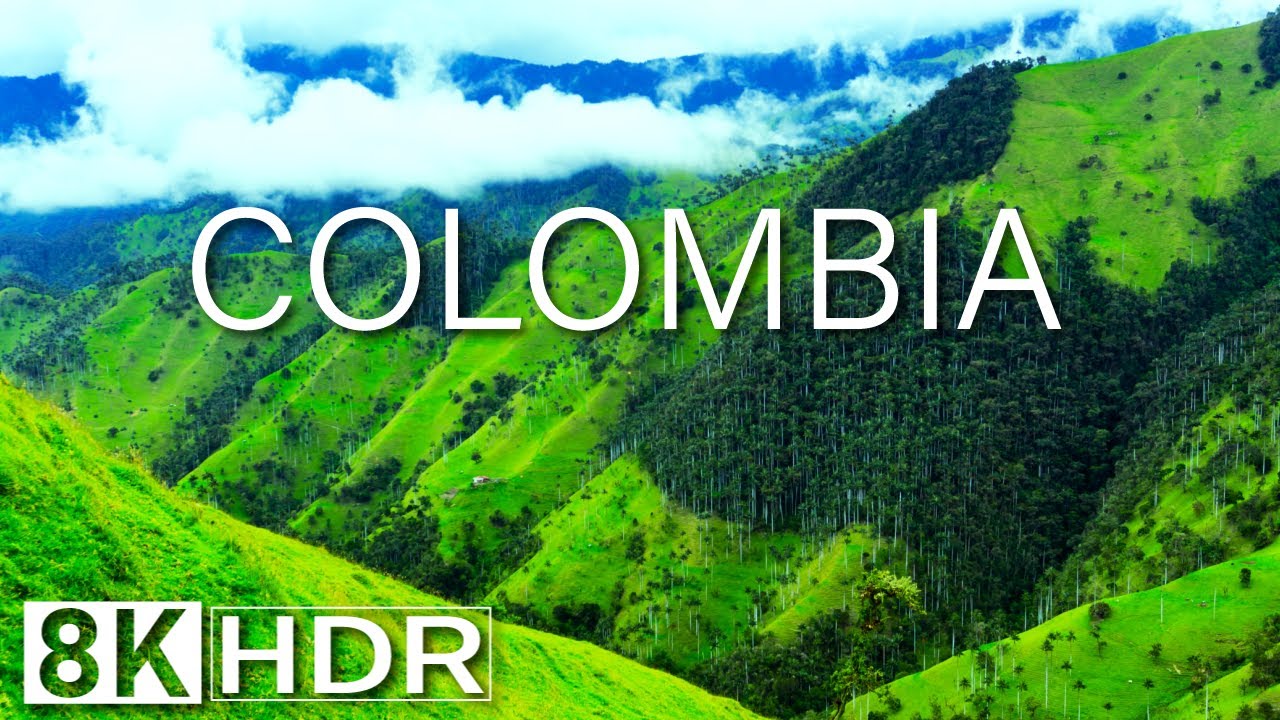 EXPERIENCE STUNNING 8K HDR COLOMBIA - Peaceful Relaxing Music