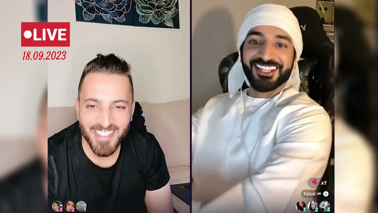 ❤️Хамдан и ❤️Фейсал Аль-Раиси ☞TikTok Live ☞учить испанский #uae #dubai #royal #dubailife