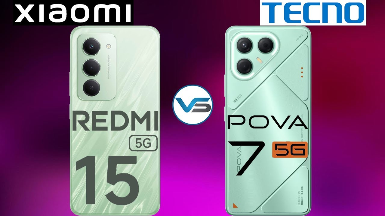 Xiaomi Redmi 15 5G VS Tecno Pova 7 5G | Tecno Pova 7 5G VS Xiaomi Redmi 15 5G | Redmi 15 Series