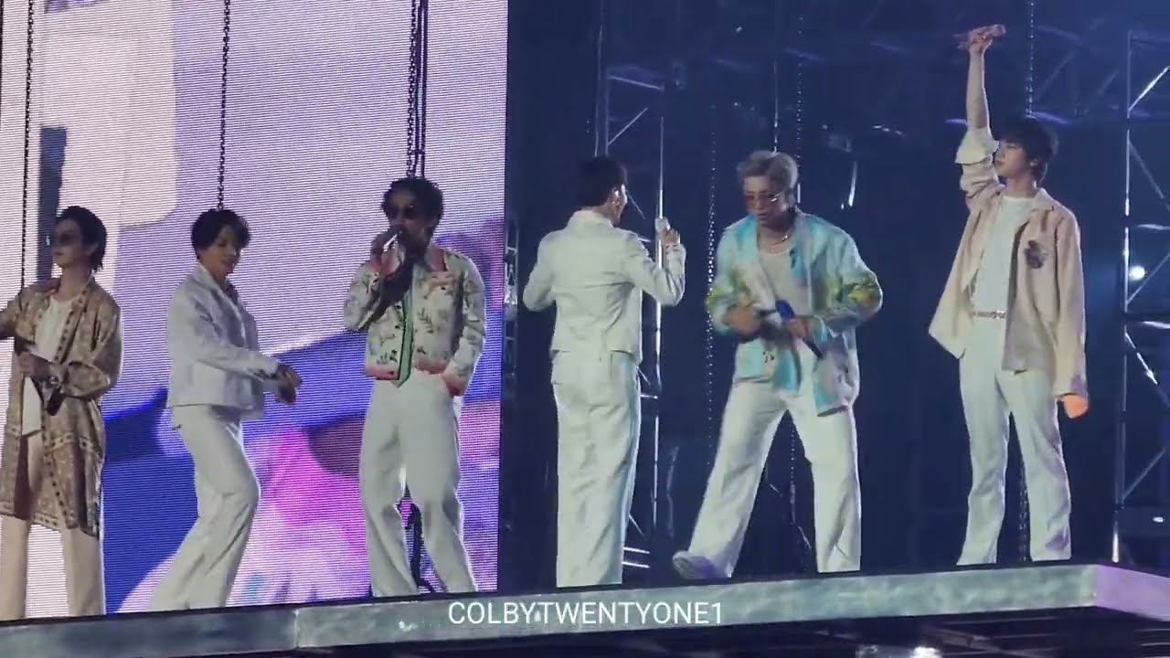 [220415] Life Goes On + Boy With Luv - BTS (방탄소년단) Permission to Dance PTD Live in Las Vegas D3