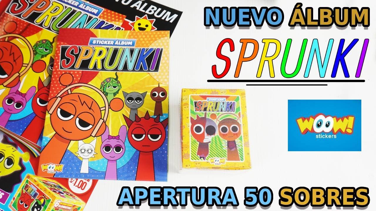 Álbum Sprunki de Woow Stickers: Revisión y Apertura 50 sobres (Colección Peruana)