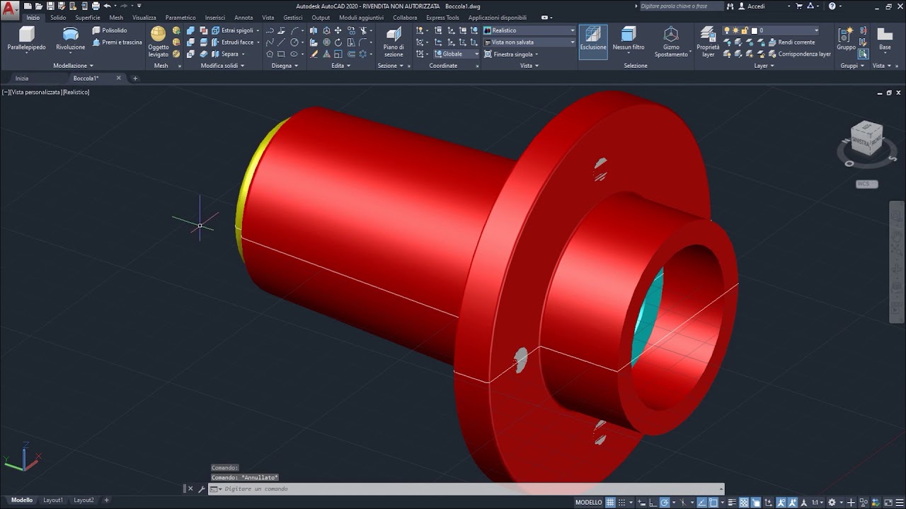 Dal progetto 2D al 3D in AutoCAD - Parte 3 - La modellazione