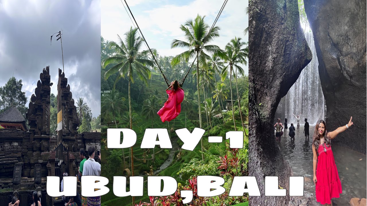 Finally Did The Famous Bali Swing❤️|| DAY-1 Exploring Ubud #ubud #bali #travel #dailyvlog #swing