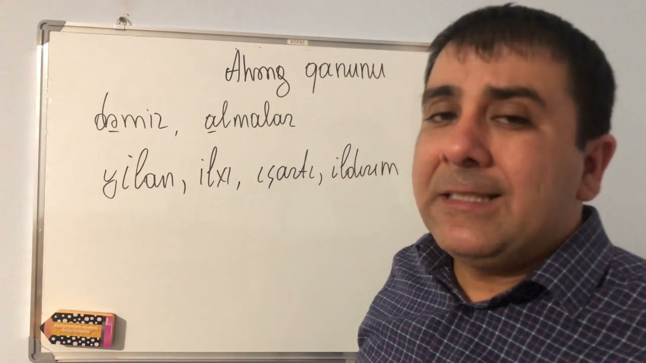Ahəng qanunu. Şəkilçilərin 2 və 4 cür yazılması.